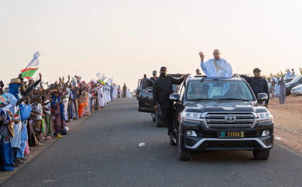 مونگل: استقبال شعبي من مجتمع “التآزر” لفخامة رئيس الجمهورية